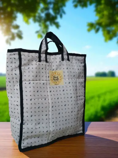 3 Layered {Handel} Medium Size Strong Carrybags For Daily use